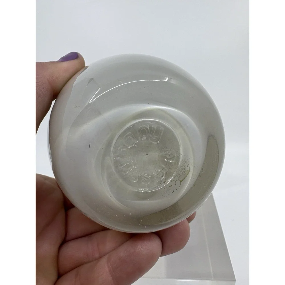 Glassybaby Glassy Elephant Candle Holder Gray Grey